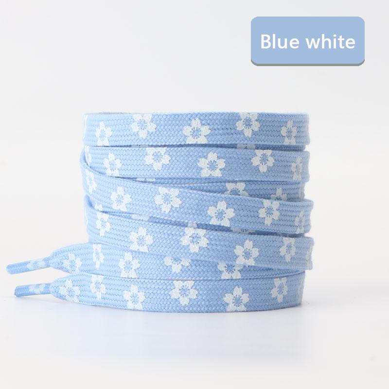 Плоские шнурки для кроссовок Шнурки для обуви с сердечками и любовью Цветы Маленькие ромашки Сакура Шнурки для обуви Высокие холщовые шнурки для обуви