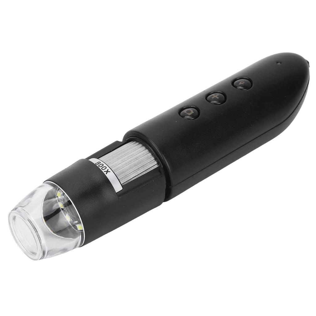Wireless Digital Microscope, 800X Magnification USB Skin Diagnostic Hair Follicle Analyzer, WiFi Portable Handheld Microscope, Skin, Hair, and Scalp