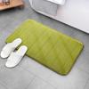 Полосатый коралловый флис водопоглощающий коврик для ванной