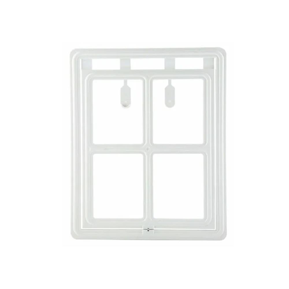 Lockable Pet Screen Door Mosquito Proof Sliding Door Screen Pet Tunnel Cat Door Hole Balcony