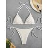 Сексуальный микро бикини 2025 женский купальник с цепочкой женский купальник стринги наборы бикини бразильский купальник пляжная одежда на шнуровке бикини