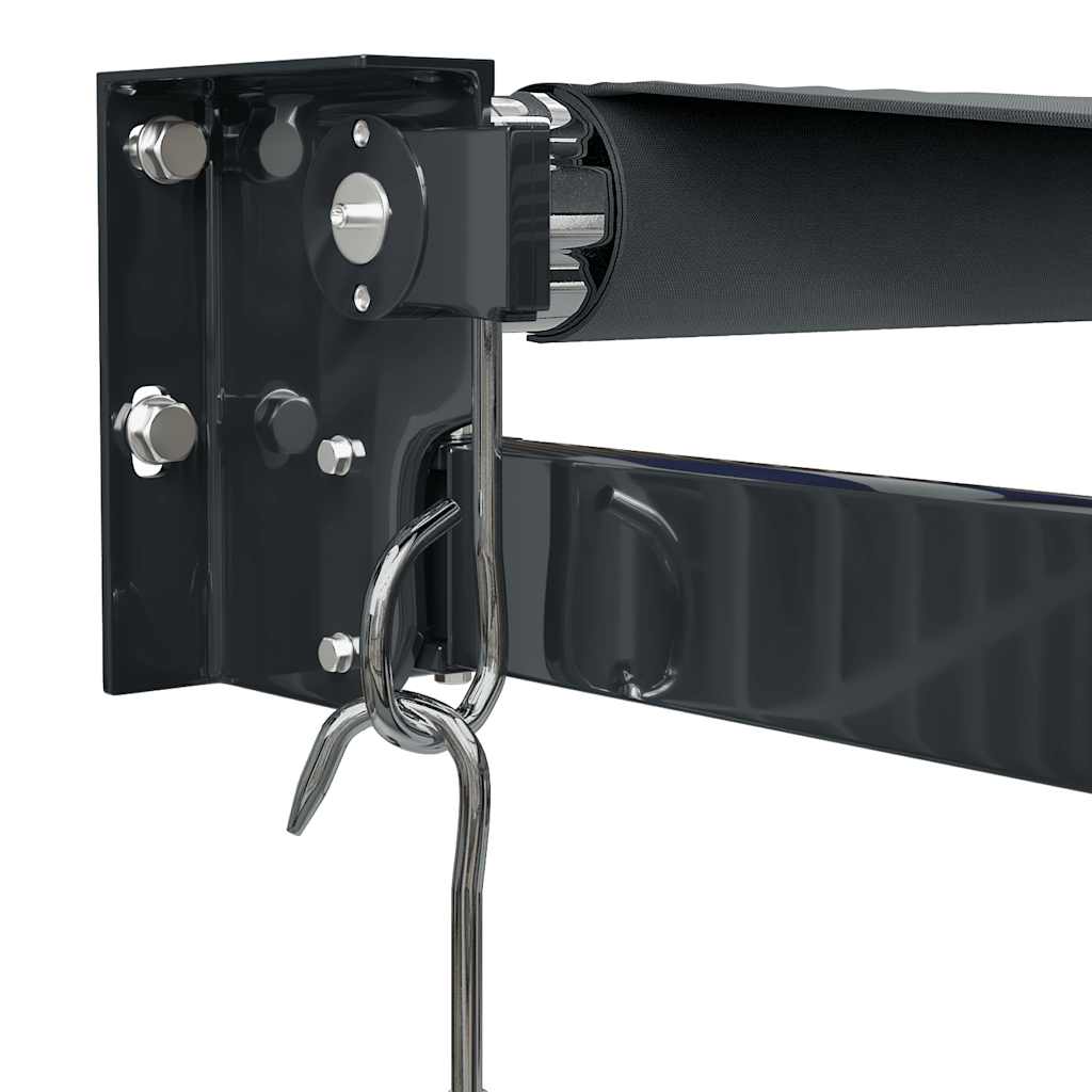 Retractable Awning Anthracite 5x3 m Fabric and Aluminum
