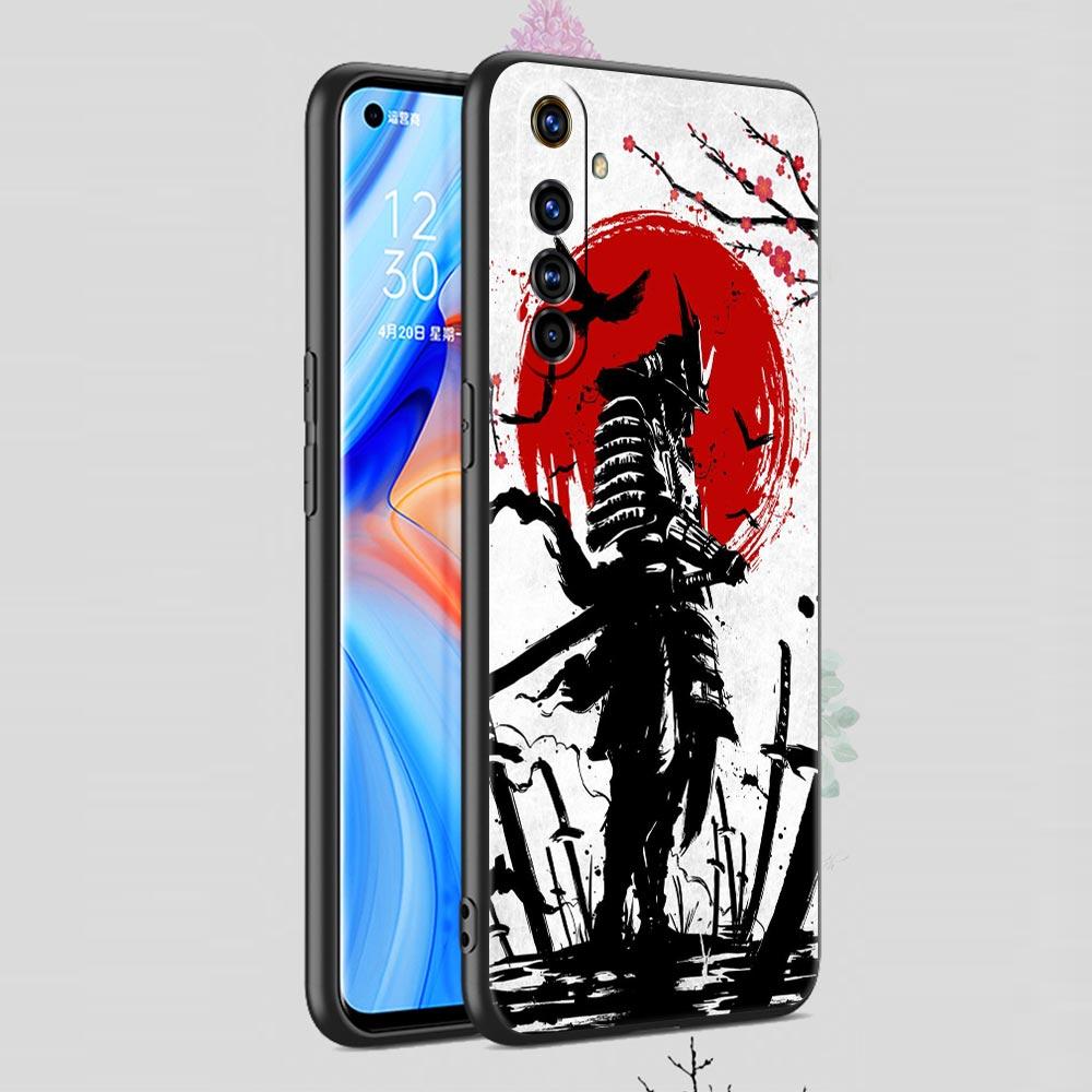 Япония Redsun Samurai Bushido для Realme 11 10 9 8 5G 7 6 GT2 Pro Plus C21 C11 C25 C35 чехол для Realme GT Neo 2 3 3T чехол для телефона