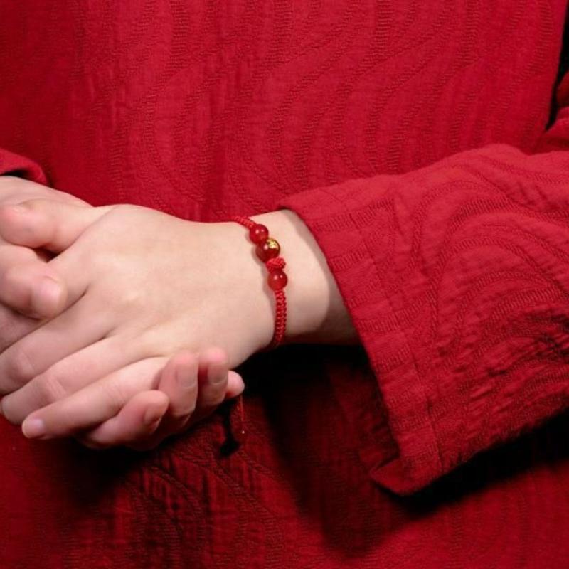 Китайский Зодиак Красный Веревочный Плетеный Браслет Год Удачи Ювелирные Изделия Для Мужчин Женщин Подарок