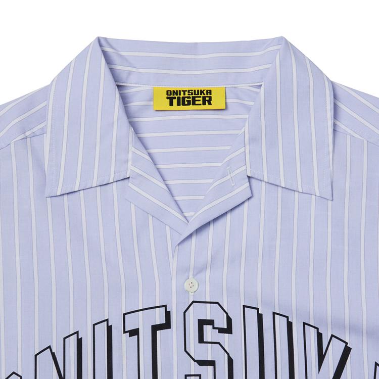 ONITSUKA TIGER X Коллаборация Astro Boy Футболка с коротким рукавом Модная повседневная футболка Унисекс рубашки Светло-голубая 2181B118-300