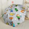 Superhero Adventure Sky Compact Travel Automatic Umbrella Sturdy 8-Rib Shaft Sturdy Construction Perfect for Outdoor Adventures Fashion Lovers