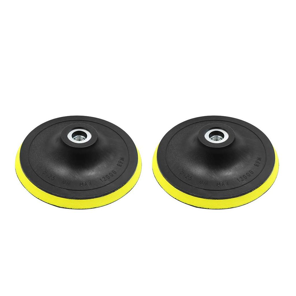 uxcell Automotive Polishing Plate, Automobile Auto M12 Pad, Backing Plate, Hook, Loop, Polisher, Buffing,