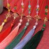 Ice Floss Fan Hanging Tassel Antique Hanfu Decoration Tassel Cheongsam Pressed Placket Ethnic Style Home Decoration