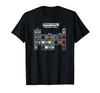 Футболка с периодической таблицей блоков Minecraft