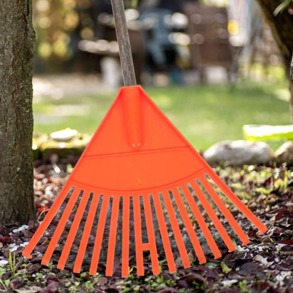 High Strength Grass Rake Plastic Leaf Rake Professional Garden Rake Lawn Cleaning