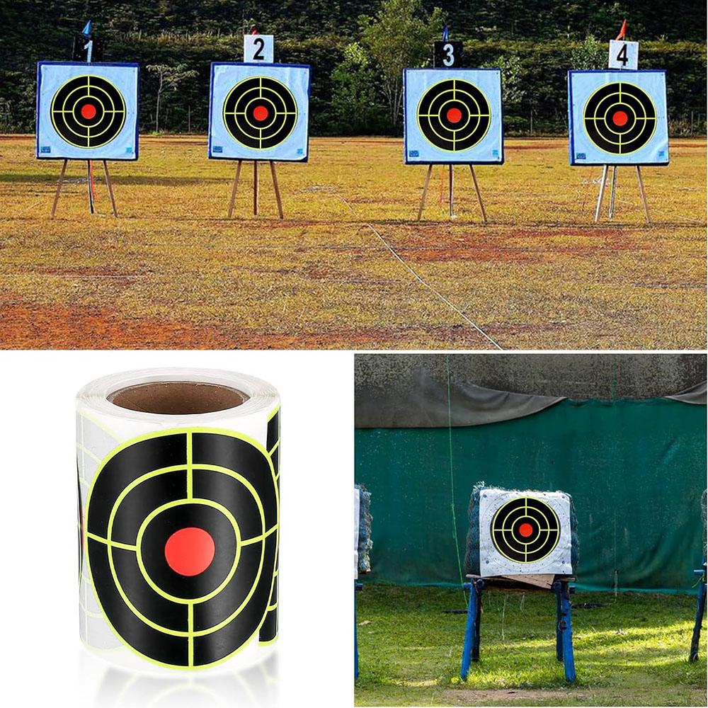 200 шт. 7,6 см Самоклеящиеся Мишени с Эффектом Разбрызгивания от Выстрелов