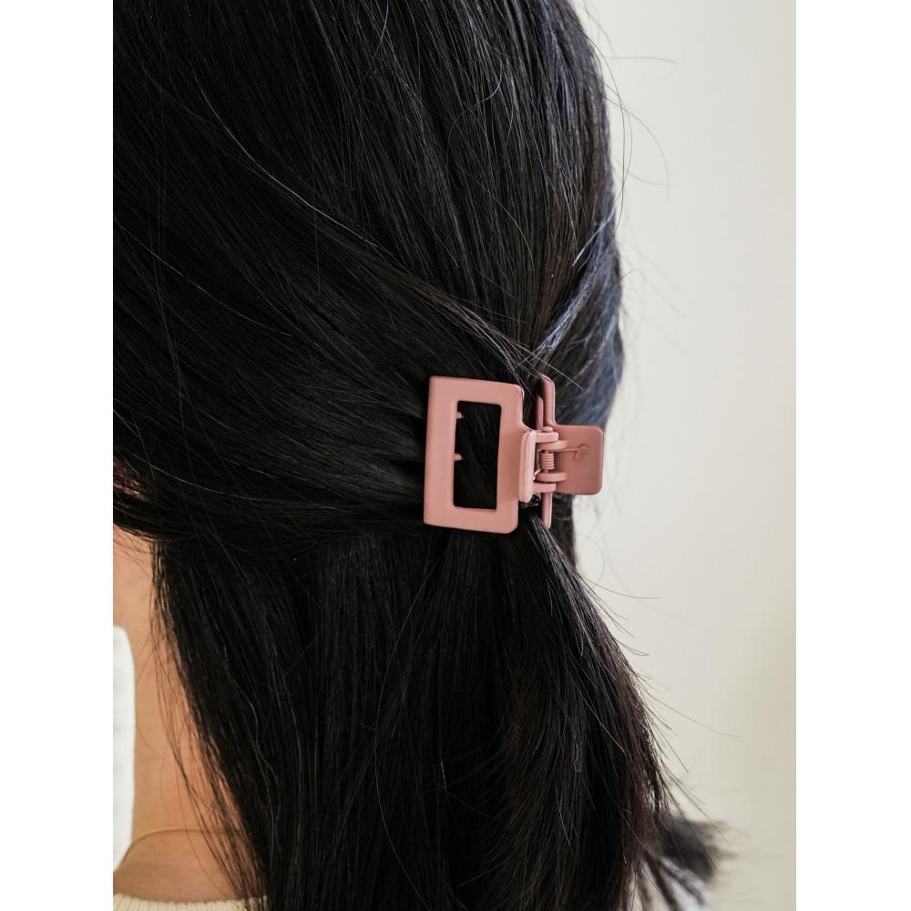 Набор из 3 штифтов для мини-щипцов Daiso Matte Pink