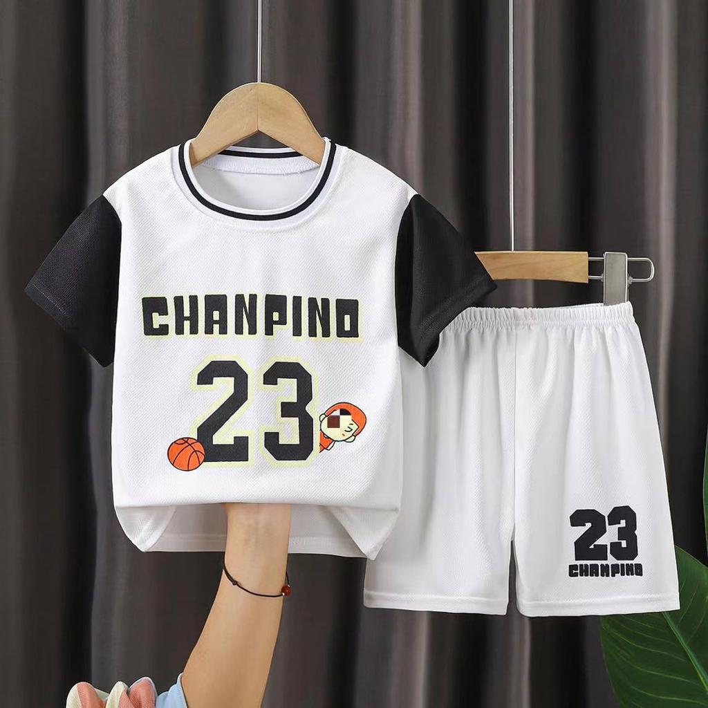 Kids' Basketball Suit Summer Quick-drying Suit for Girls Boys' Training Suit
