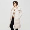 Women's Mid-Length Hooded Down Jacket