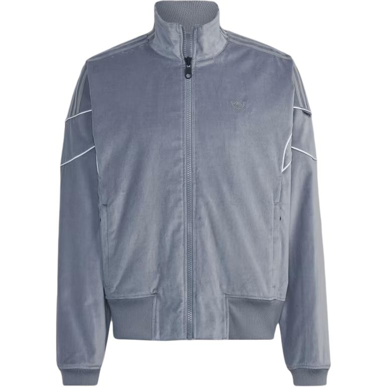Adidas Originals Jackets Men's Gray Stand Collar Moderate Other HM2336