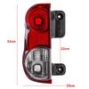 Светодиодный задний фонарь высокой яркости для Nissan NV200 левый и правый задние стоп-сигналы (26550 JX00A)