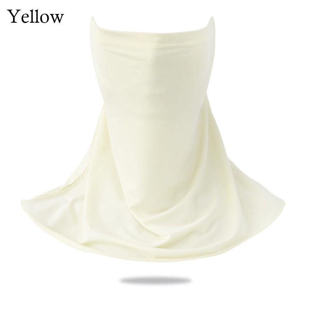 Бесследная маска Ice Silk Sunscreen Mask с дышащим покрытием для шеи, повседневное покрытие для лица, спорт