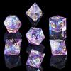 Resin Pointed Dice for DND & COC: Multifaceted Solid D6 for Board Games & RPGs