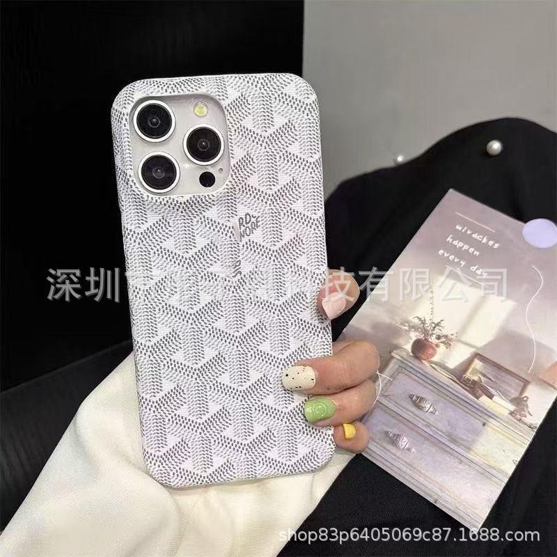 Совместимый Жесткий Чехол с Рисунком Собачьего Зуба для iPhone 17/16/15/14/13/12 Pro Max