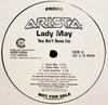 12-дюймовая пластинка LADY MAY - You Ain't Neva Lie / The Dick & The ARDP5096PROMO Arista, Crazy C 2001 US Рэп и хип-хоп/R&B Б/У
