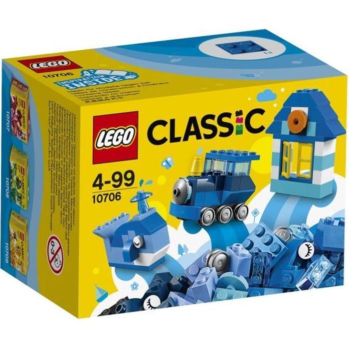 Lego® classic 10706 boîte de construction bleue