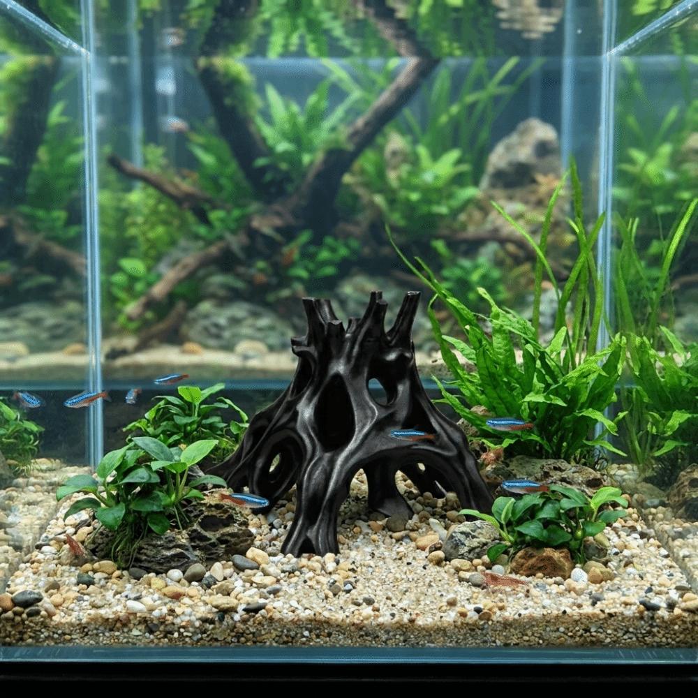 3D Printed Aquarium Fish Shelter Tree Trunk Tree Root Caves Aquarium Decoration