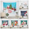 Christmas New Year Santa Claus Gift Pattern Tapestry Living Room Sofa Car Interior Decoration Tapestry