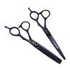 6,0" Парикмахерские ножницы Napson Черно-фиолетовые FGF05