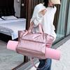 Women Gym Sports Bag Waterproof Swimming Yoga Mat Pink Weekend Travel Duffle Bags for Women Sport Fitness Shoulder Handbag