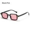 Eyewear UV400 Gradient Square Sunglasses Women Shades Rivets Decoration Men Sun Glasses