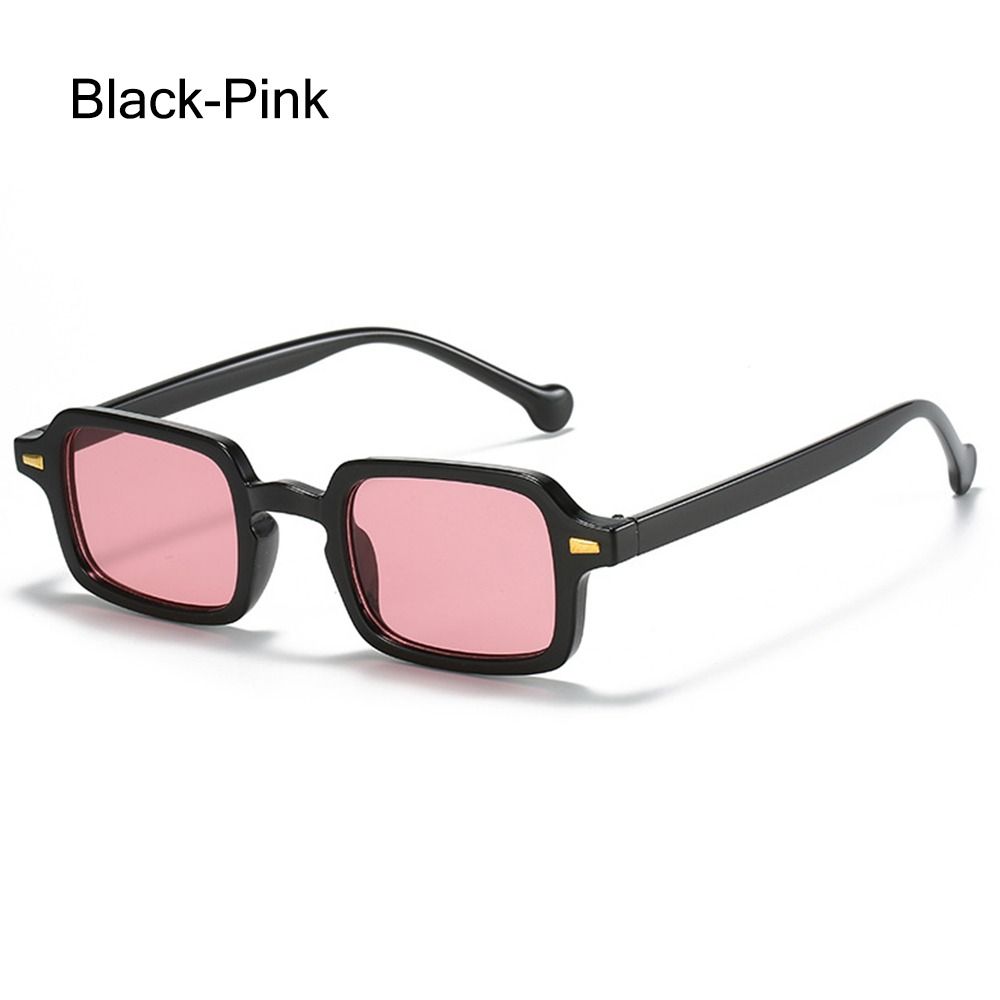 Eyewear UV400 Gradient Square Sunglasses Women Shades Rivets Decoration Men Sun Glasses