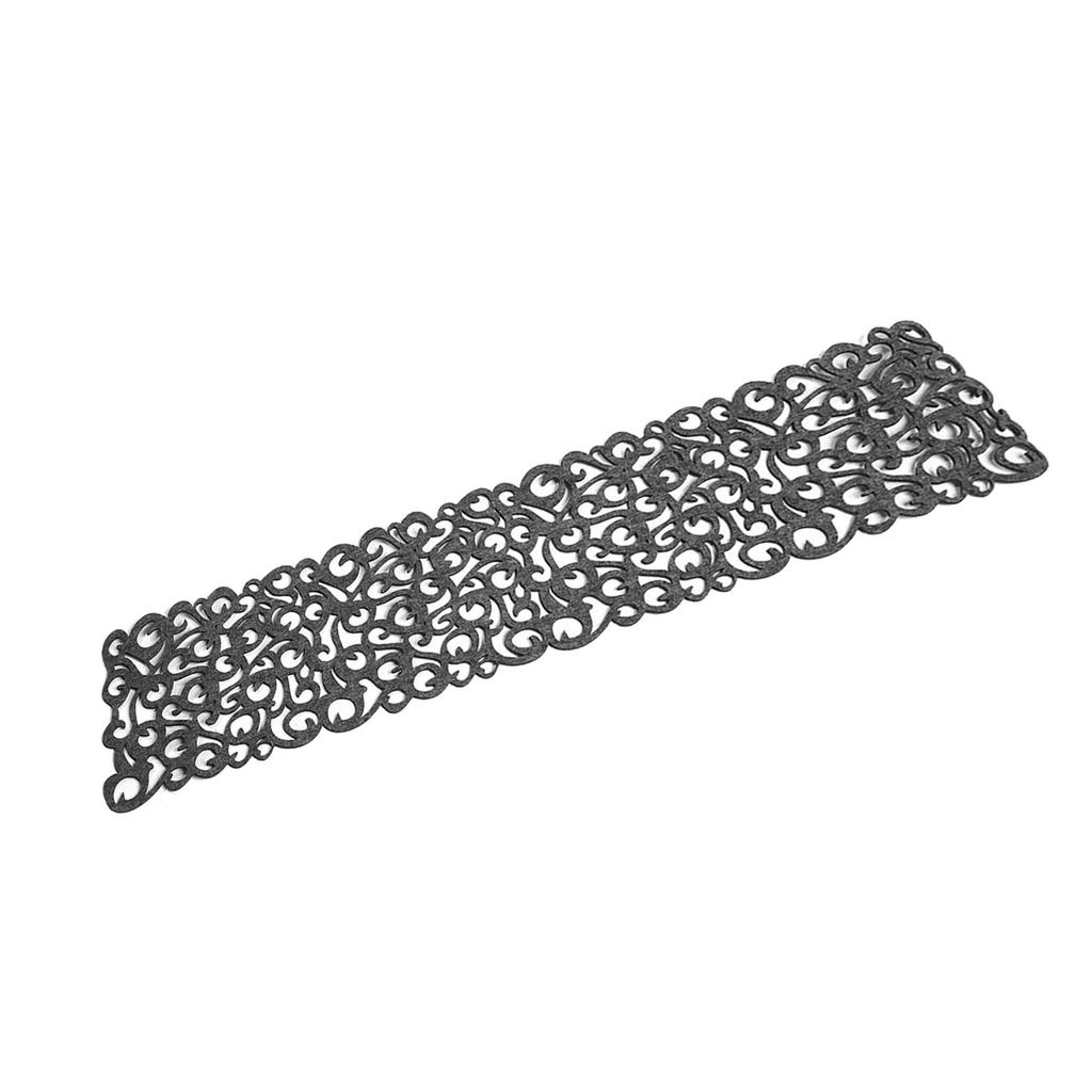 Прямоугольная форма фетровая скатерть дорожка салфетки под приборы настольные коврики украшения для дома(Темно-серый)