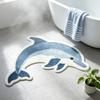 Soft Faux Cashmere Faux Animal Print Rug Moisture Absorbent Bathroom Floor Mat  Living Room Floor