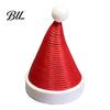 Retractable Spiral Spring Christmas Hat 3D Printed Flexible Santa Figurine, Coil Ornament Desktop with White Base, Novelty Fidget Toy Figurine