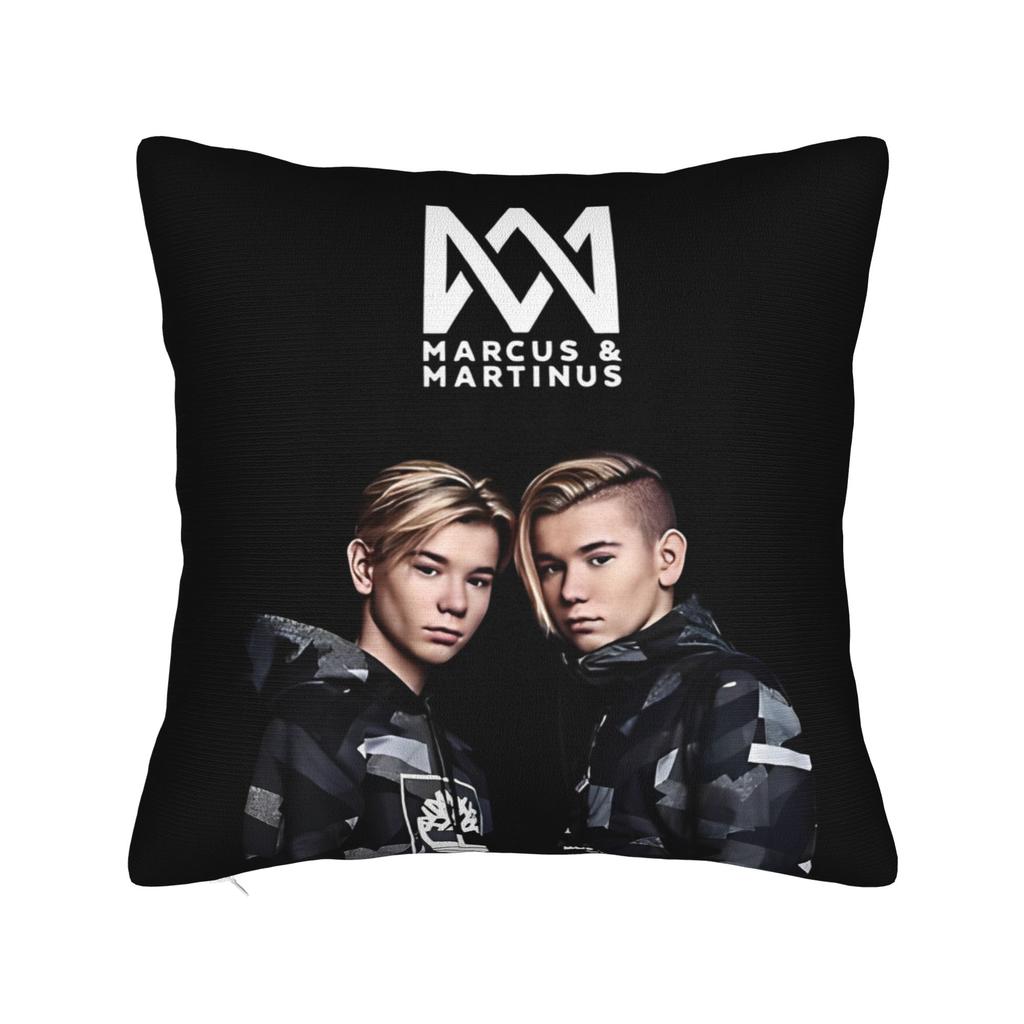 Квадратные Наволочки и Чехлы для Подушек Marcus And Martinus MM Смешные На молнии Декоративная Наволочка для Дома 4040см