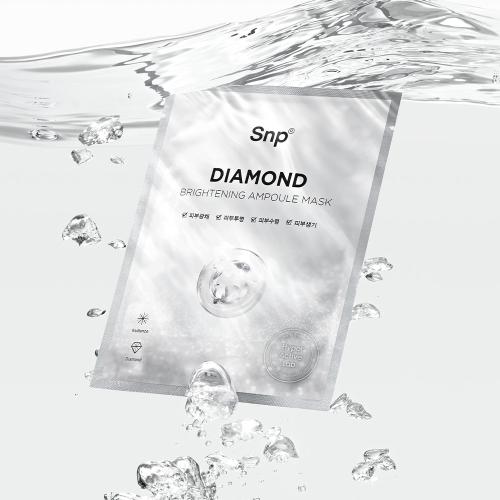 SNP Diamond Brightening Ampoule Mask (10 Sheets)