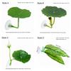 Plastic Betta Fish Rest Leaf Simulated Lotus Leaves/Artificial Leaf Suction Cup Fish Spawning Ornamental Plant