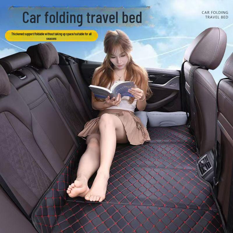Складной матрас на заднее сиденье автомобиля для седана/внедорожника — дорожный спальный коврик, не требующий надувания