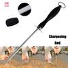 Лучший кухонный инструмент из углеродистой стали, заточка ножей, точилка для ножей с подвесными отверстиями (10 дюймов)