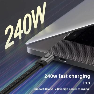 240 Вт 5 А PD3.0 Короткий кабель USB C для зарядки Портативный кабель-брелок Type-C Кабель для быстрой зарядки Кабель C to C для Xiaomi HUAWEI IPhone