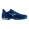 Mizuno Wave Exceed Light 2 Амортизация Нескользящие Износостойкие Низкие Теннисные Кроссовки Унисекс Темно-синие Mizuno 61GA231815