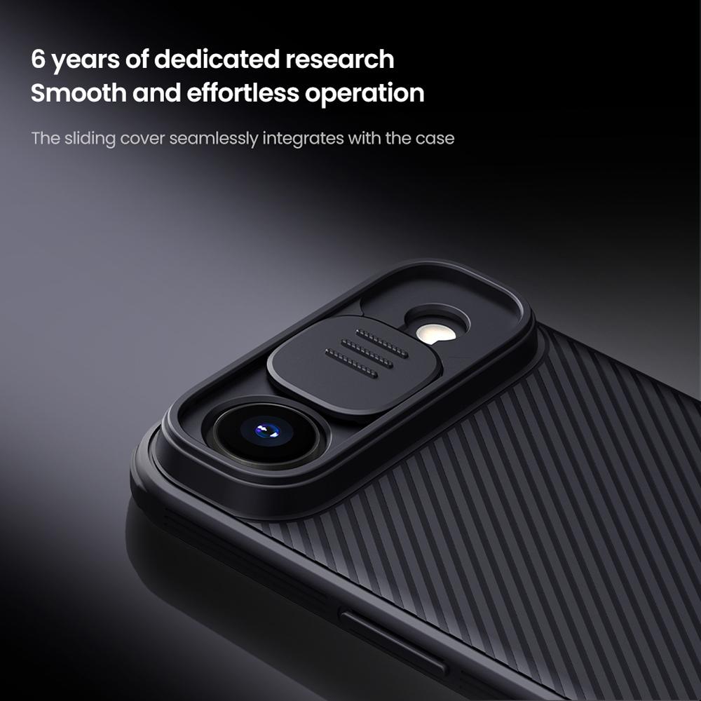 Чехол NILLKIN серии Camshield Pro для iPhone Air, ПК + ТПУ, сдвижная крышка камеры, чехол для телефона