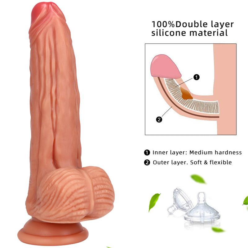 Female Liquid Silicone Masturbator Simulation Big Dildo Dildo Adult Sex Products