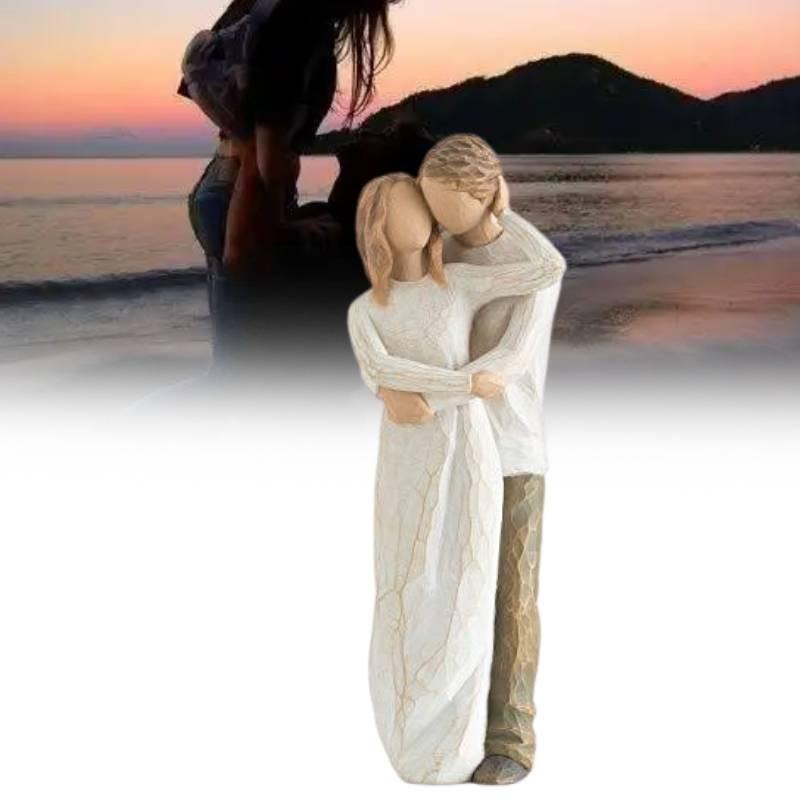 Фигурка из смолы Willow Tree Вместе Подарок для пар и друзей Элегантный современный декор