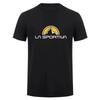 La Sportiva T Shirt Men Summer Short Sleeve Cotton Short Sleeve Women T-shirt Oversized Soft Sport Tee Fashion Clothing Tops