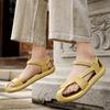 Vintage Inspired Women's Flat Sandals Solid Color EVA Material Roman Ethnic Styles for Beach and Streetwear