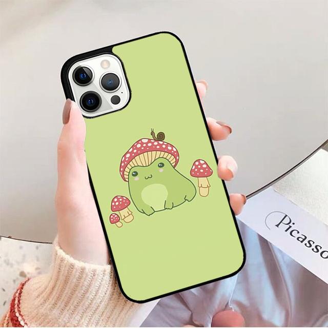 Милый мультяшный чехол-лягушка для iPhone 17 Air 14 13 12 16 Pro Max 15 Plus Max Защитный корпус coque