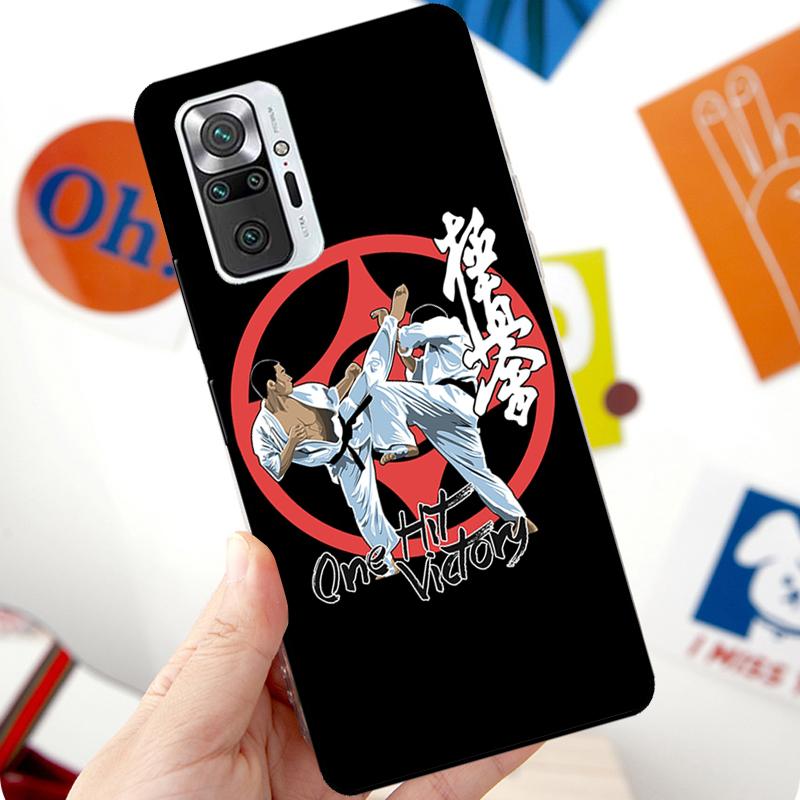Kyokushin Karate Symbol Case For Xiaomi Redmi Note 12 Pro 11 8 9 10 Pro 9S 10S 11S 12S Redmi 12C 10C 9C 10A Cover