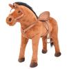 Plush Toy - VIDAXL - Brown Horse - 64 Cm - Sound Function - For Children from 3 Years Old