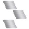 VidaXL Clôture de pelouse 15 pcs Acier galvanisé 100x20 cm